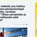 Kuntalehti: Lakiesitys uhkaa sairaaloiden ja kaupunkien turvallisuutta sekä huoltovarmuutta